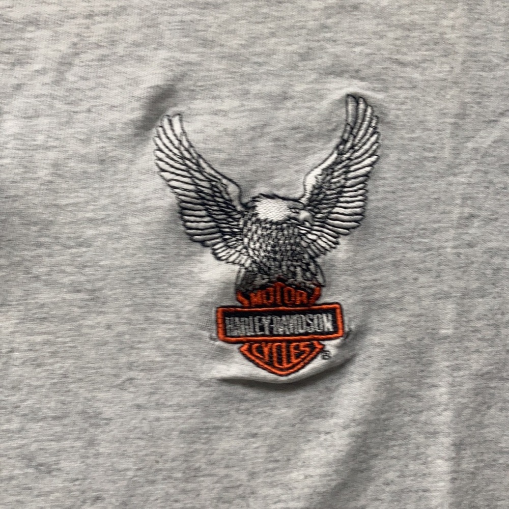 Vtg Harley Davidson Patchwork Tee - image 2